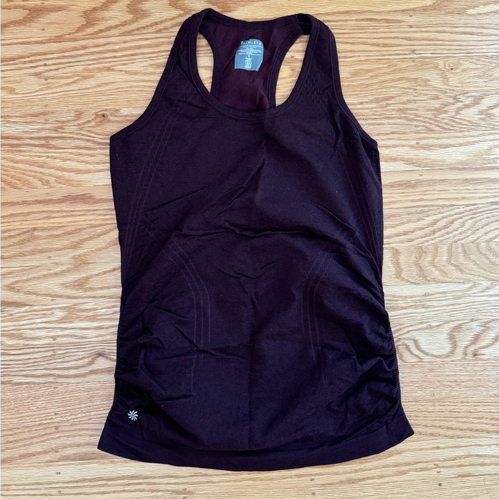 Athleta running tank heathered S